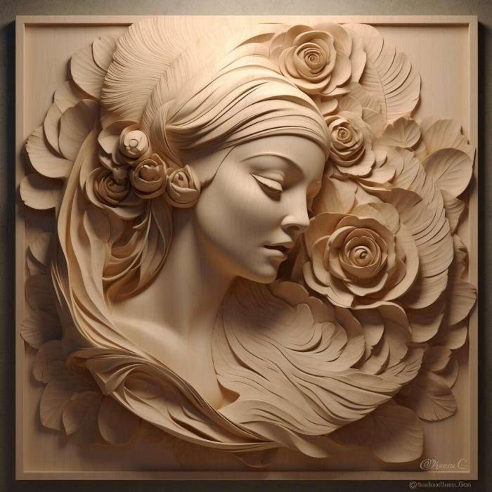 نموذج ثلاثي الأبعاد لآلة CNC 3D Art 